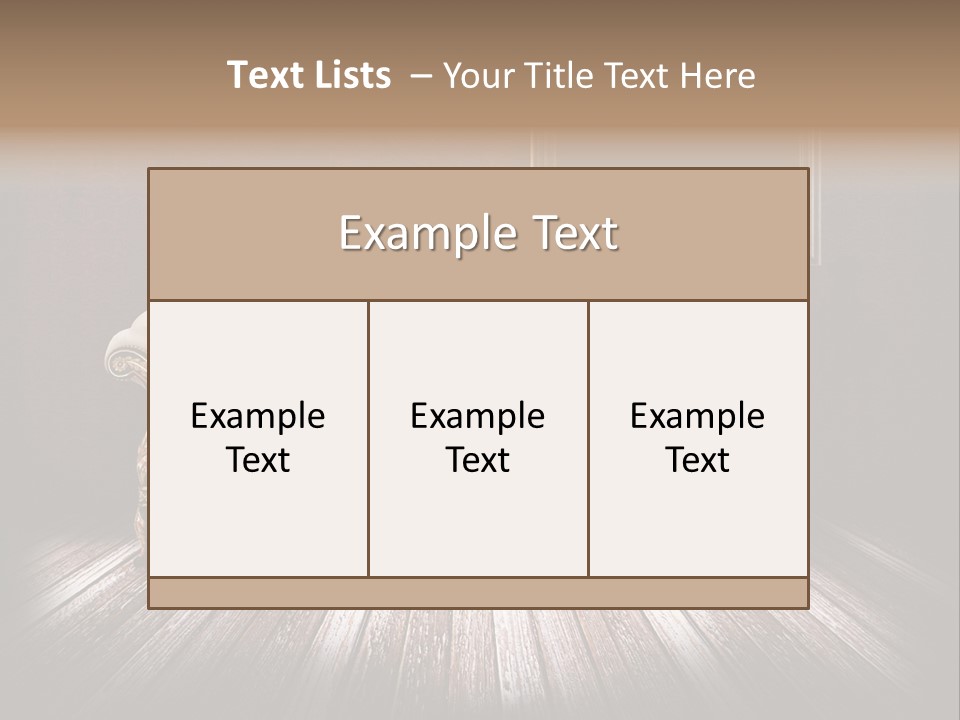 Wall Decorating Genuine PowerPoint Template