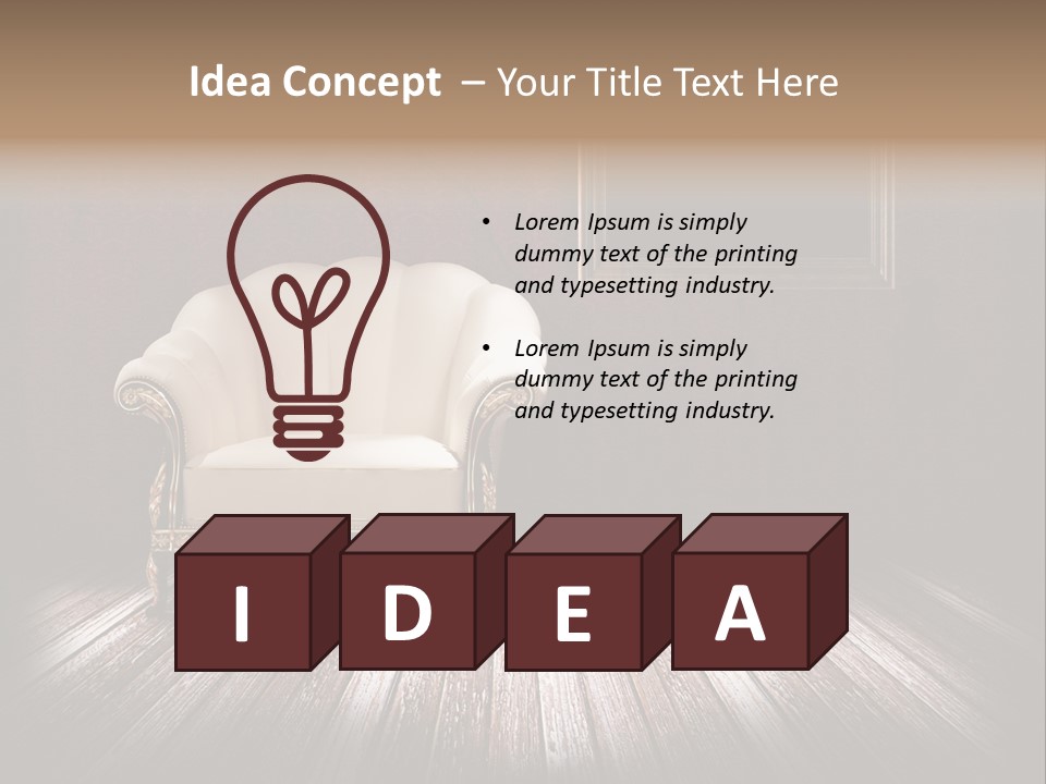 Wall Decorating Genuine PowerPoint Template