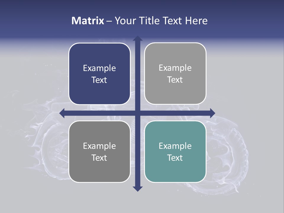 Bone Motorbike Horizontal PowerPoint Template