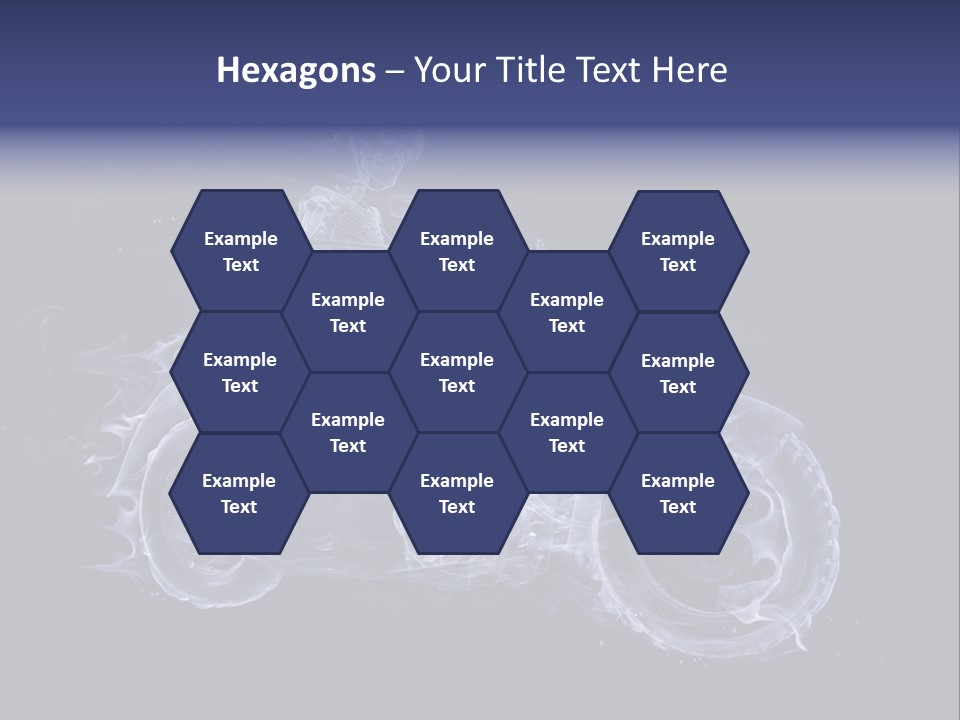 Bone Motorbike Horizontal PowerPoint Template