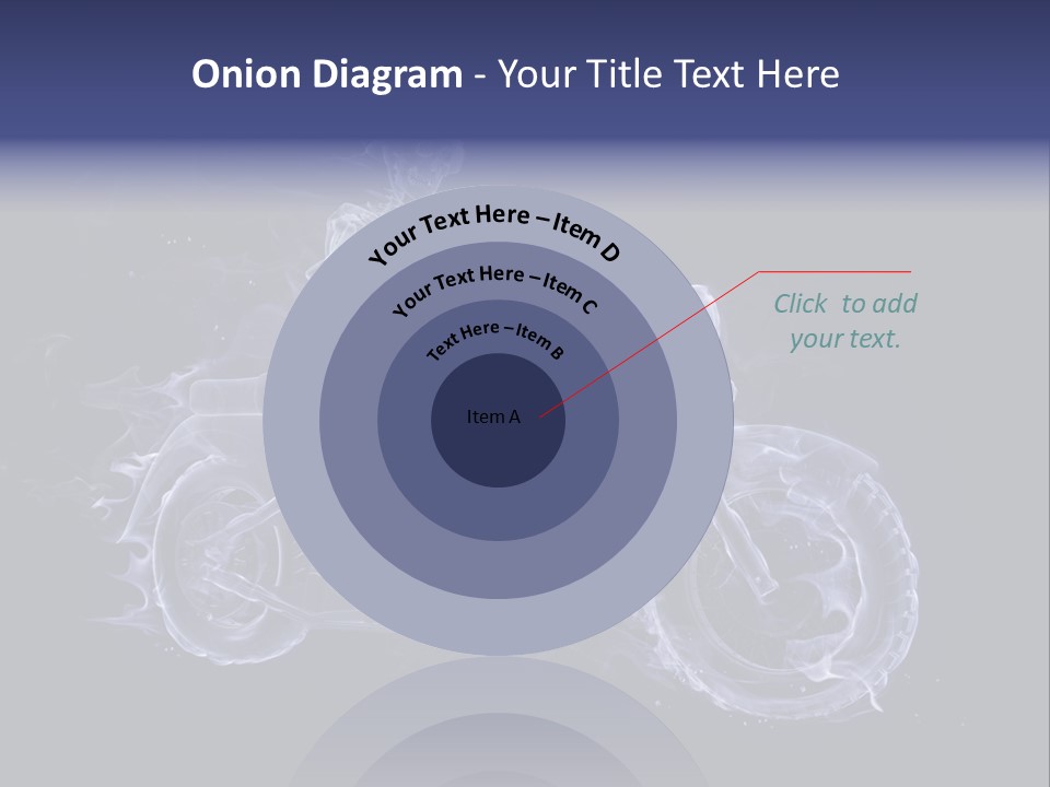 Bone Motorbike Horizontal PowerPoint Template