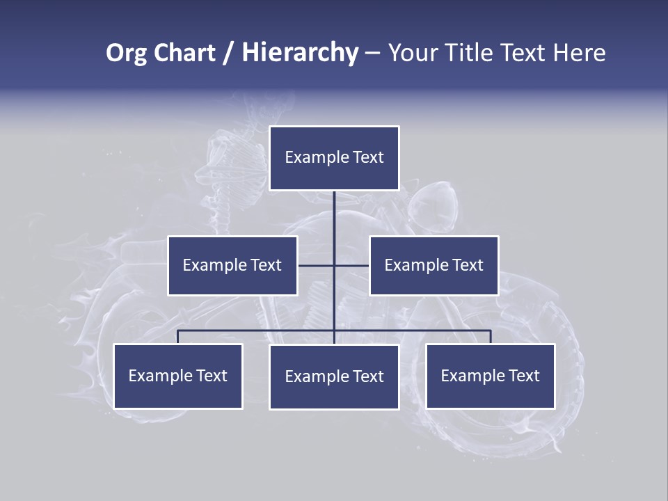 Bone Motorbike Horizontal PowerPoint Template