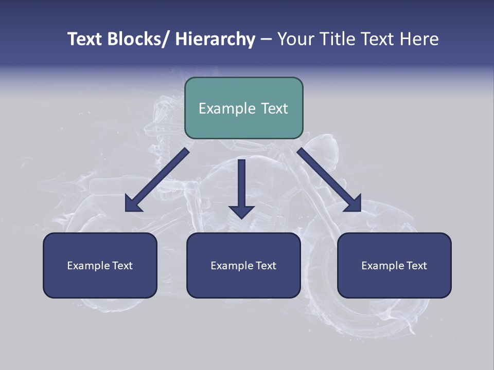 Bone Motorbike Horizontal PowerPoint Template