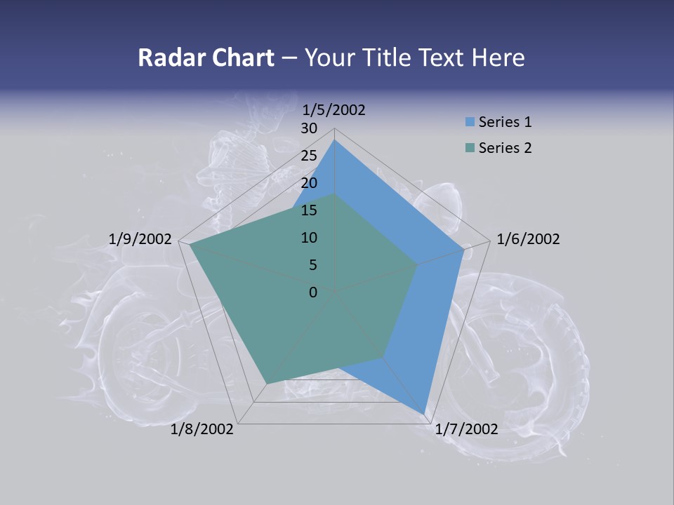 Bone Motorbike Horizontal PowerPoint Template