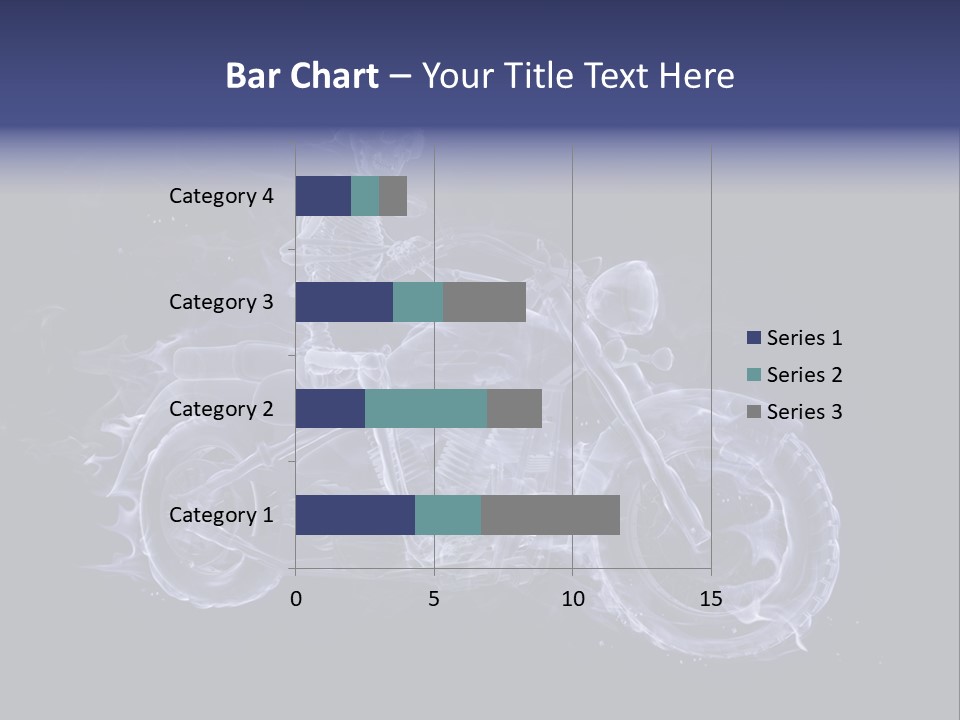 Bone Motorbike Horizontal PowerPoint Template