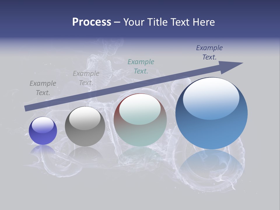 Bone Motorbike Horizontal PowerPoint Template