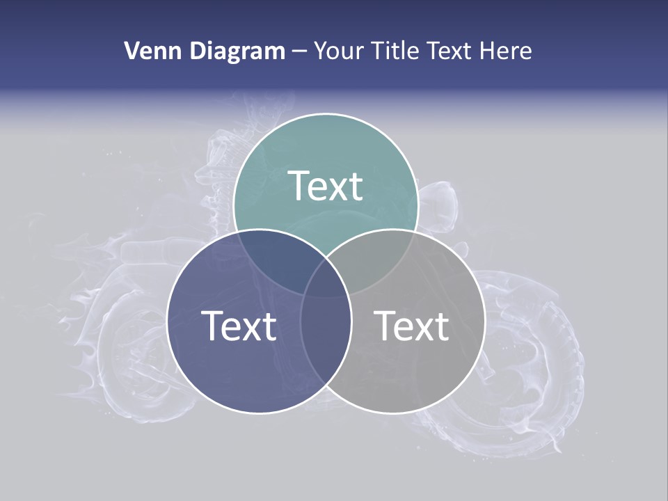 Bone Motorbike Horizontal PowerPoint Template