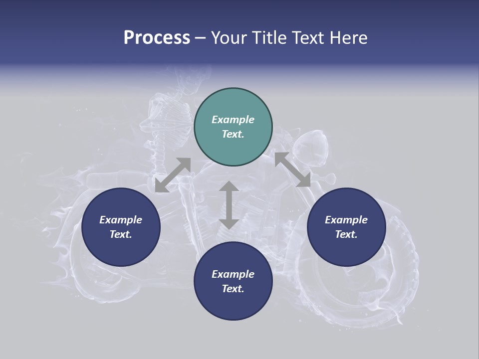Bone Motorbike Horizontal PowerPoint Template