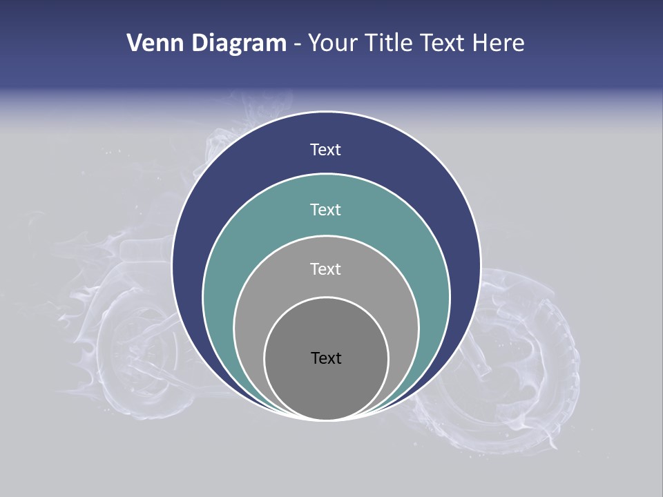 Bone Motorbike Horizontal PowerPoint Template