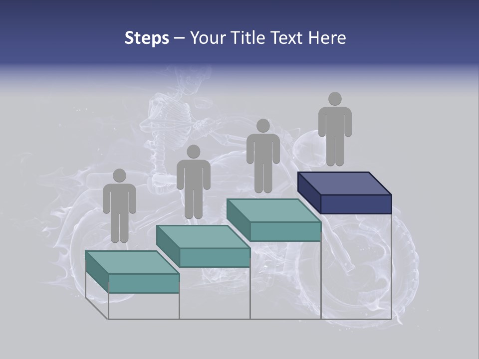 Bone Motorbike Horizontal PowerPoint Template