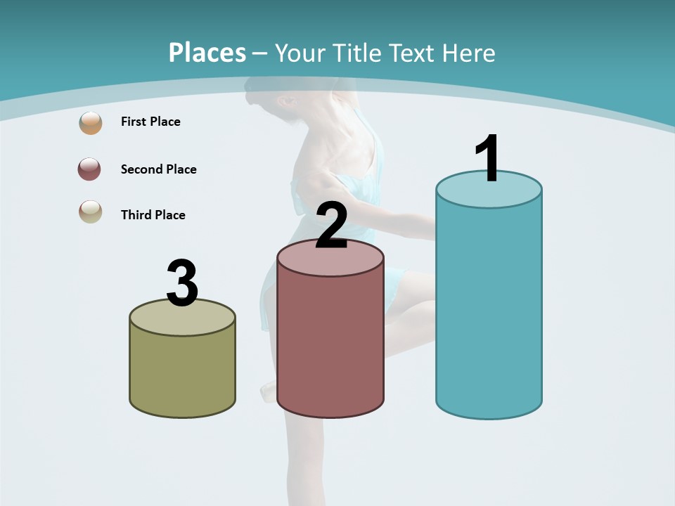 Young Temptation Jump PowerPoint Template