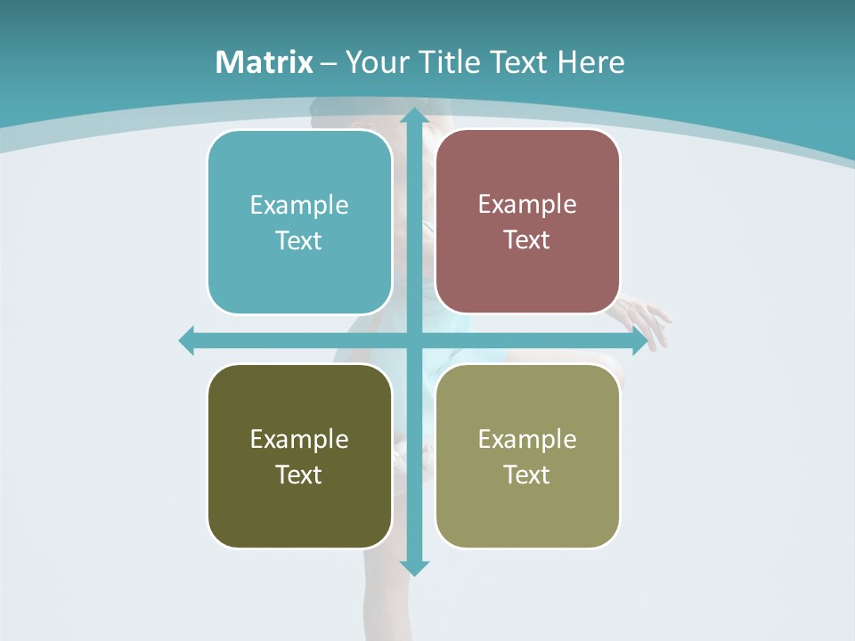 Young Temptation Jump PowerPoint Template