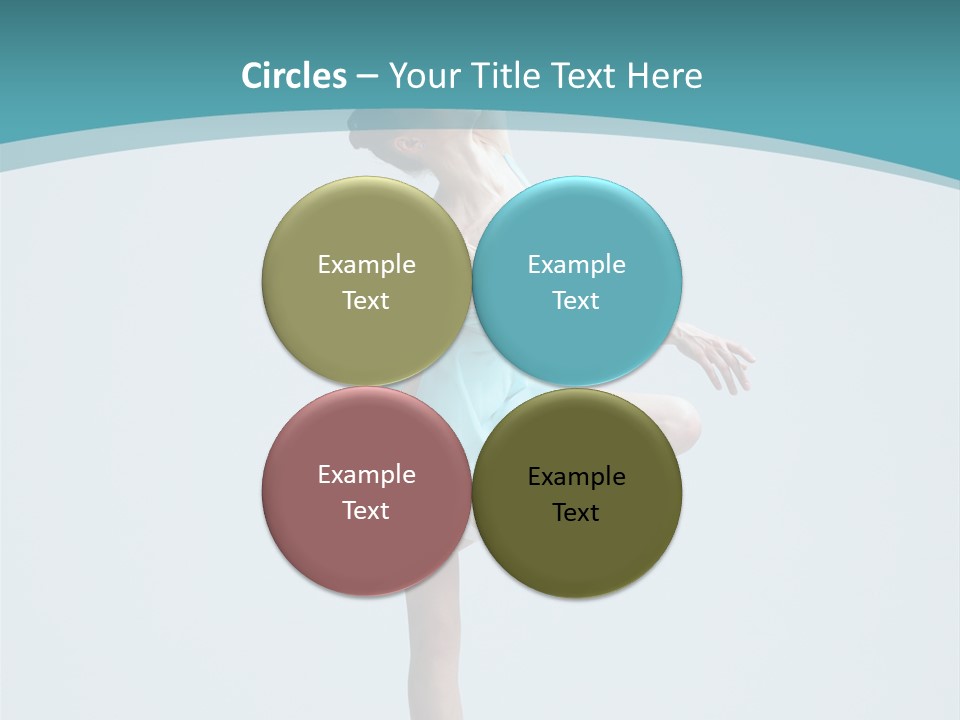 Young Temptation Jump PowerPoint Template