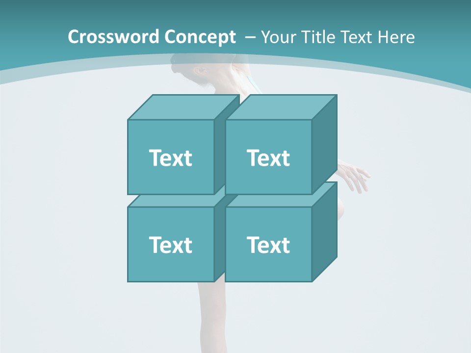 Young Temptation Jump PowerPoint Template
