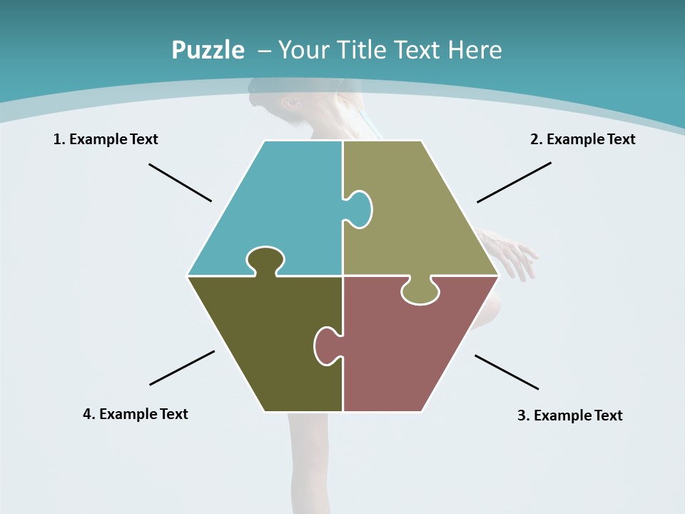 Young Temptation Jump PowerPoint Template