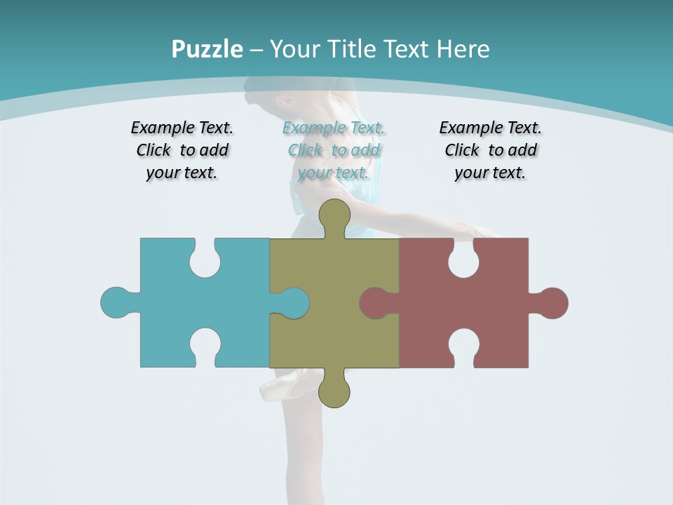 Young Temptation Jump PowerPoint Template