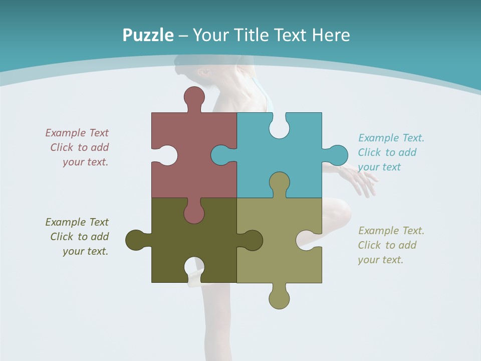 Young Temptation Jump PowerPoint Template