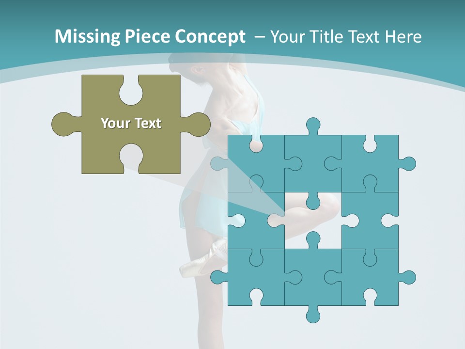 Young Temptation Jump PowerPoint Template