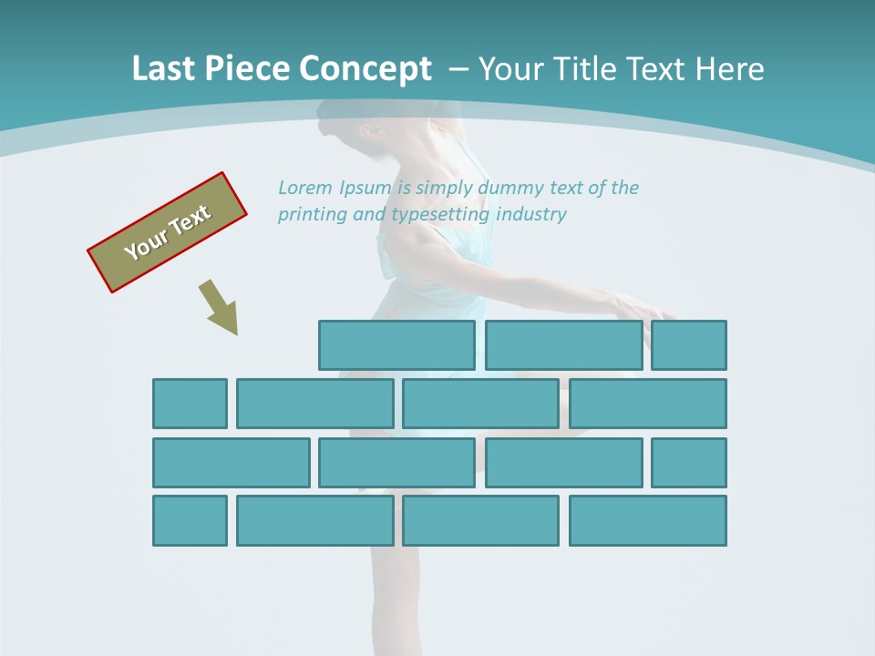 Young Temptation Jump PowerPoint Template