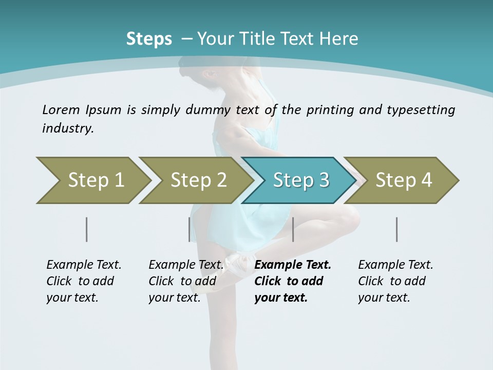 Young Temptation Jump PowerPoint Template