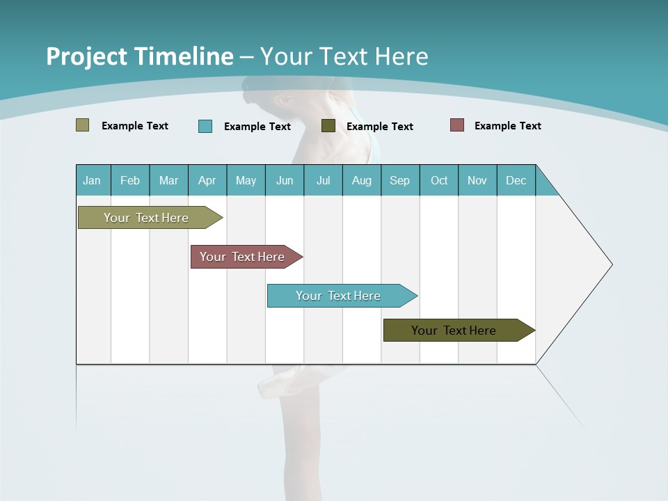 Young Temptation Jump PowerPoint Template