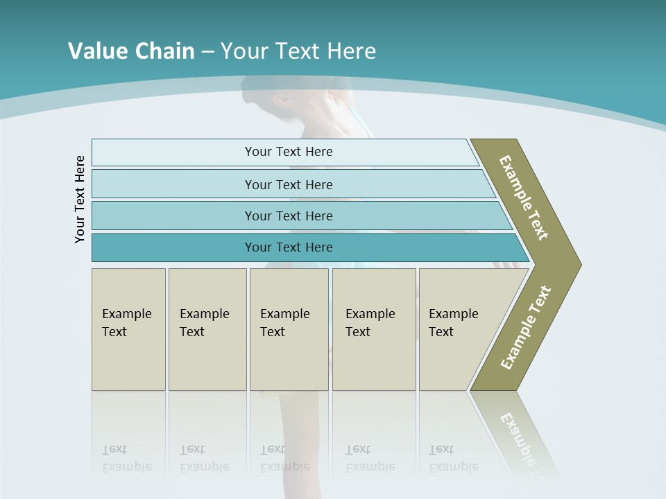 Young Temptation Jump PowerPoint Template