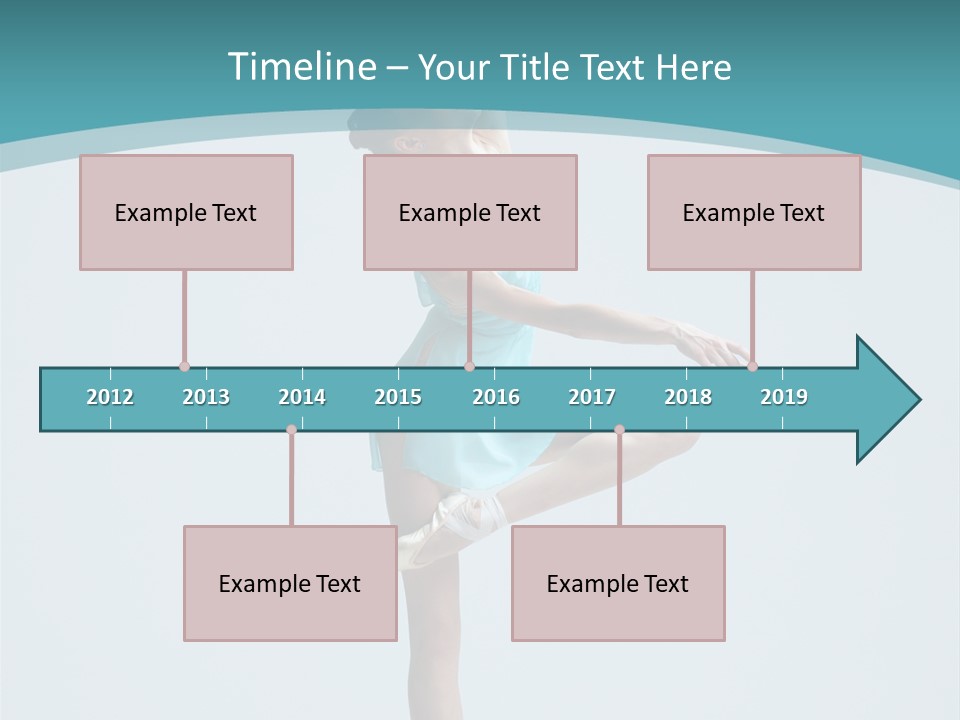 Young Temptation Jump PowerPoint Template