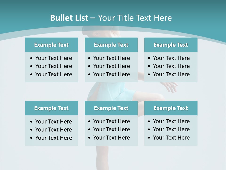 Young Temptation Jump PowerPoint Template