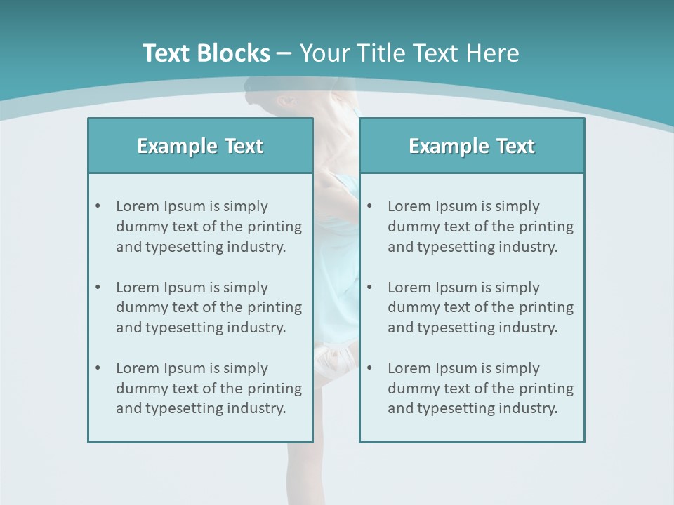 Young Temptation Jump PowerPoint Template