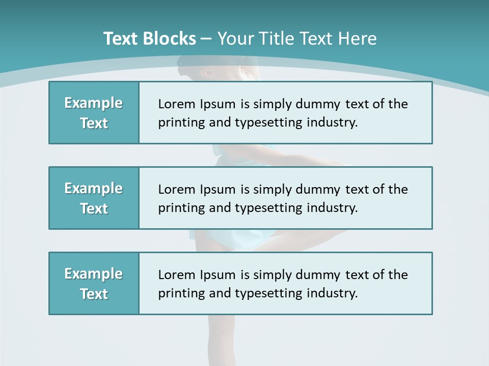Young Temptation Jump PowerPoint Template
