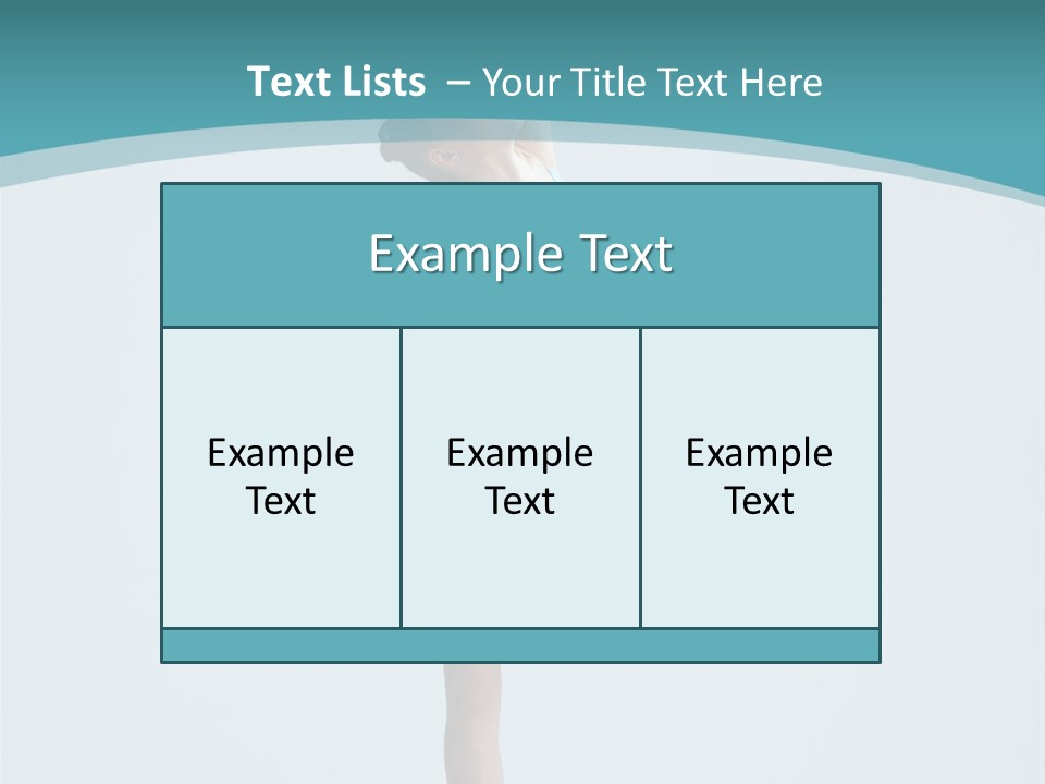 Young Temptation Jump PowerPoint Template