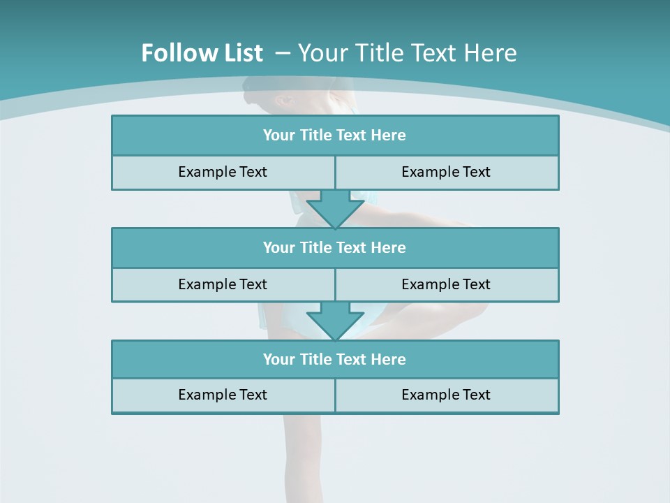 Young Temptation Jump PowerPoint Template