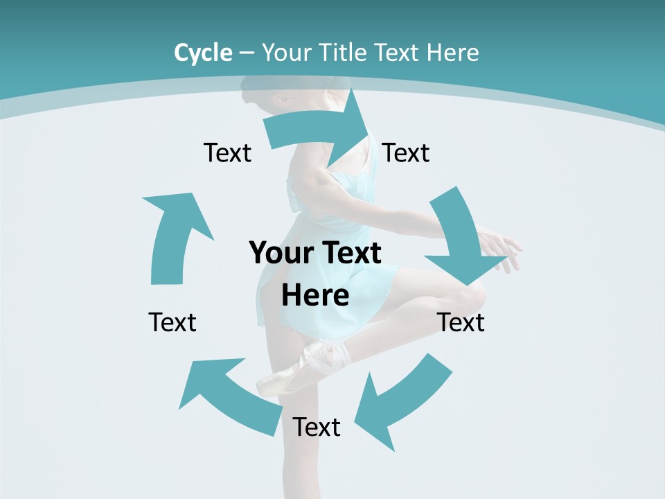 Young Temptation Jump PowerPoint Template