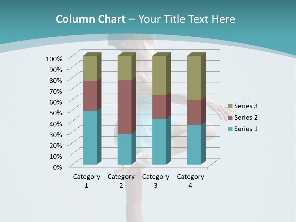 Young Temptation Jump PowerPoint Template