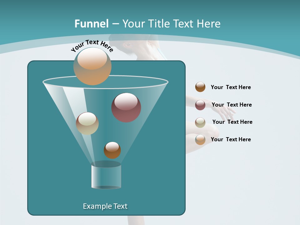 Young Temptation Jump PowerPoint Template