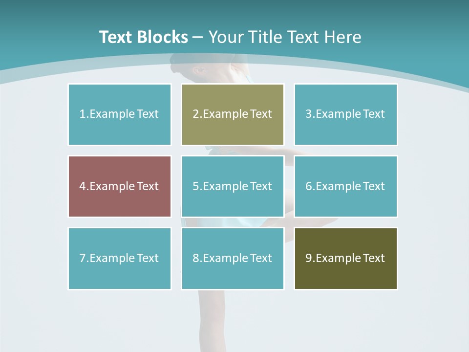 Young Temptation Jump PowerPoint Template