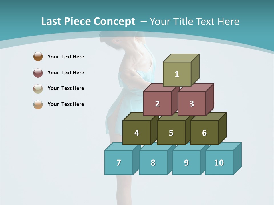 Young Temptation Jump PowerPoint Template