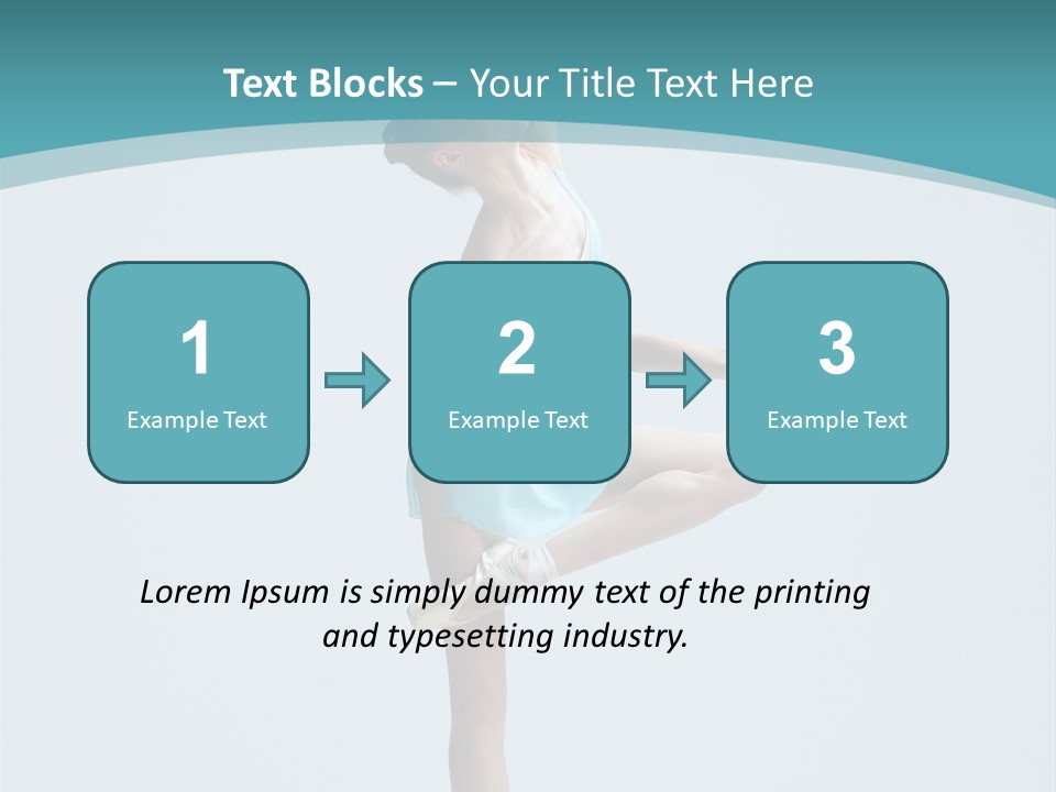 Young Temptation Jump PowerPoint Template