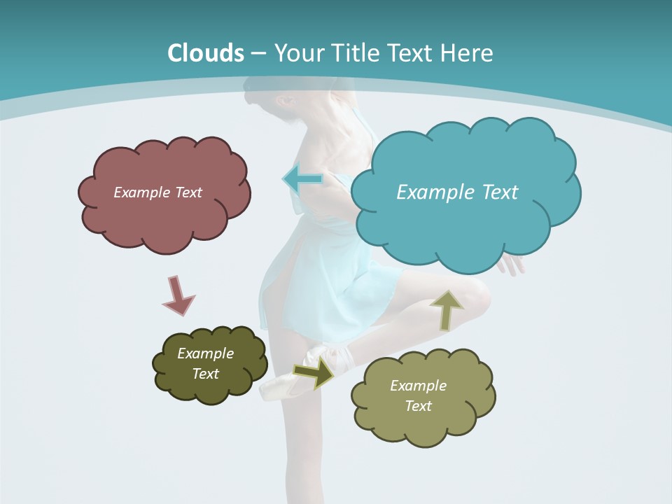 Young Temptation Jump PowerPoint Template