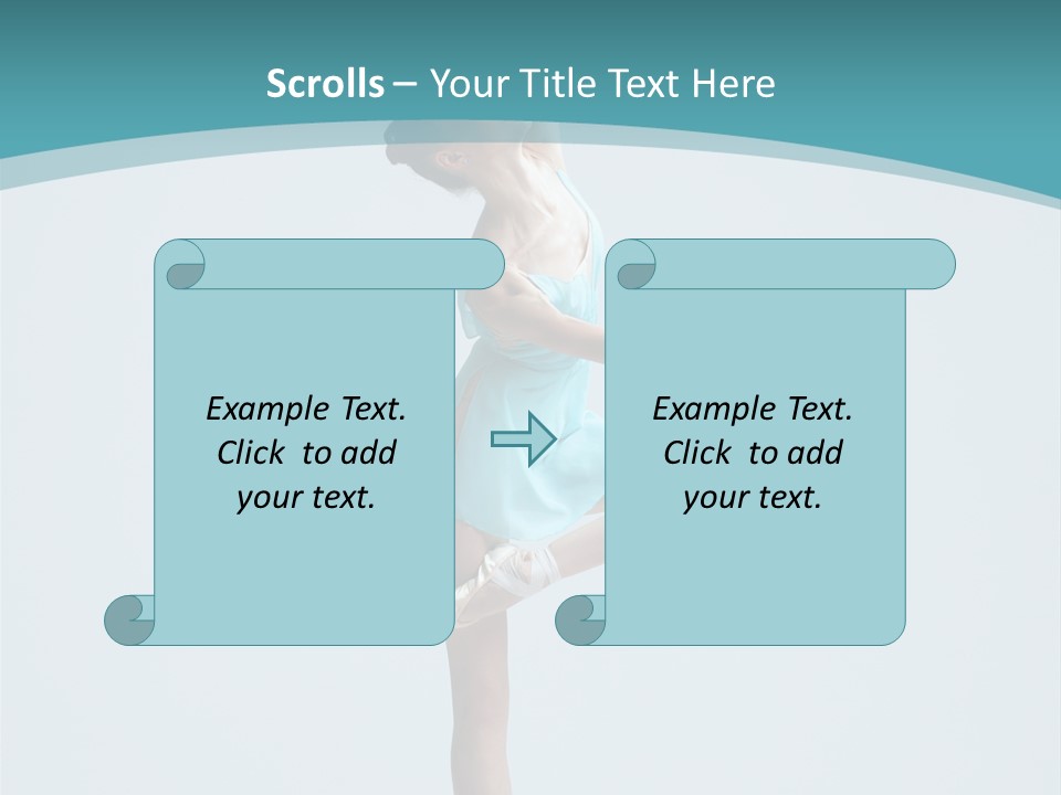 Young Temptation Jump PowerPoint Template