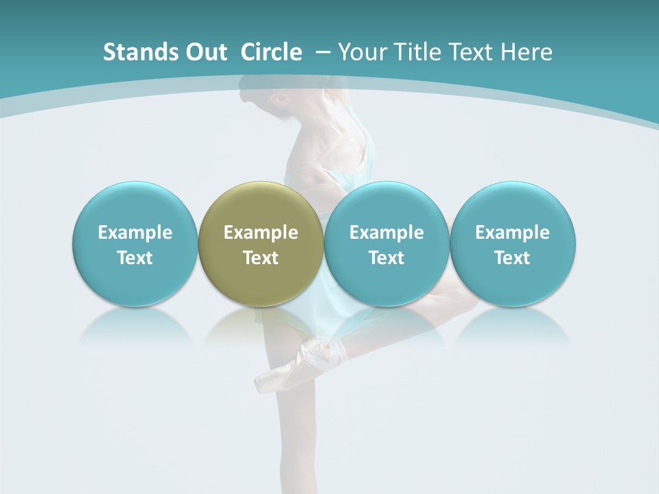 Young Temptation Jump PowerPoint Template