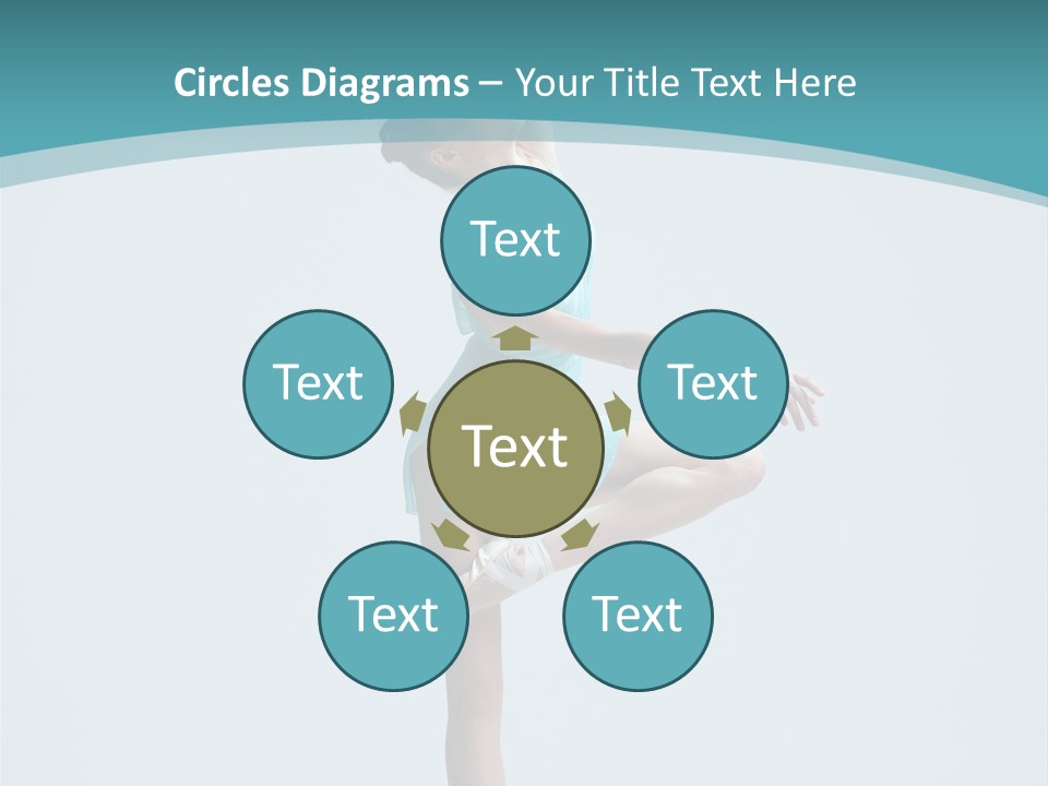 Young Temptation Jump PowerPoint Template