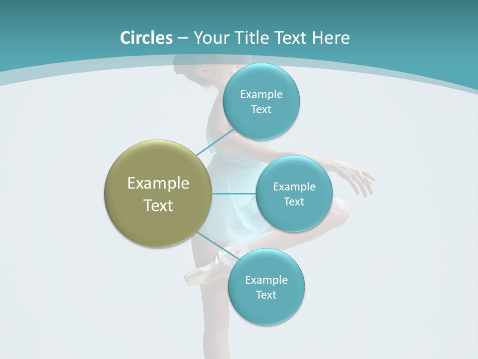 Young Temptation Jump PowerPoint Template