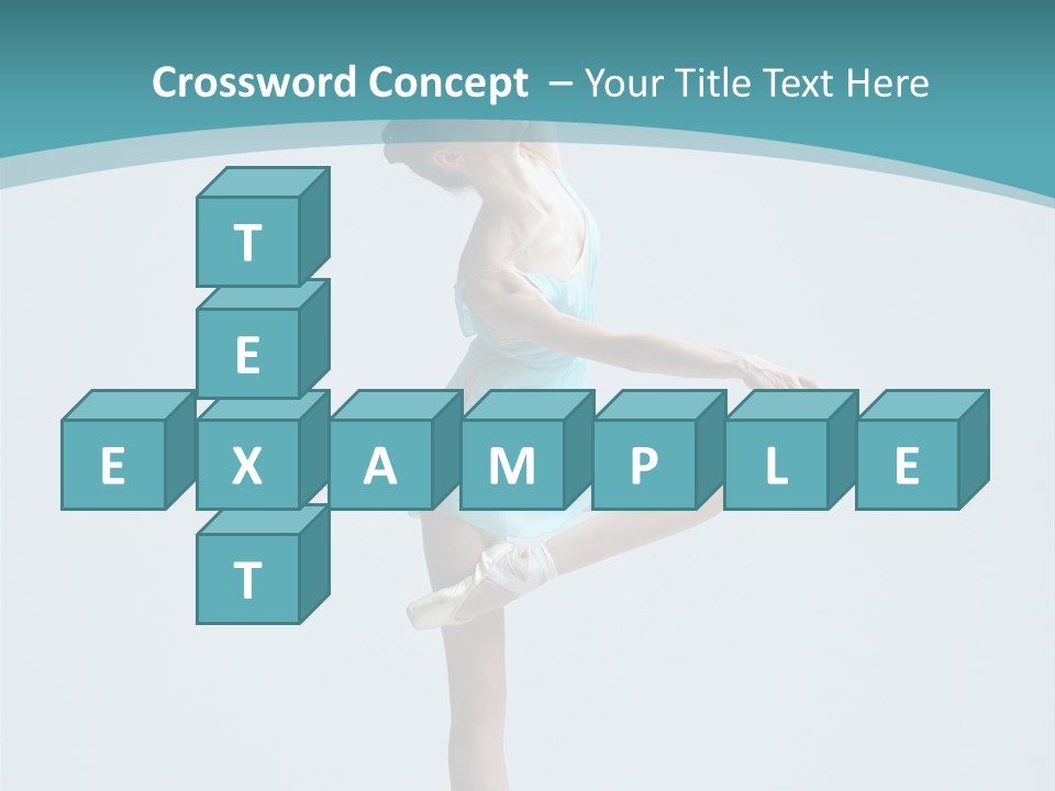 Young Temptation Jump PowerPoint Template