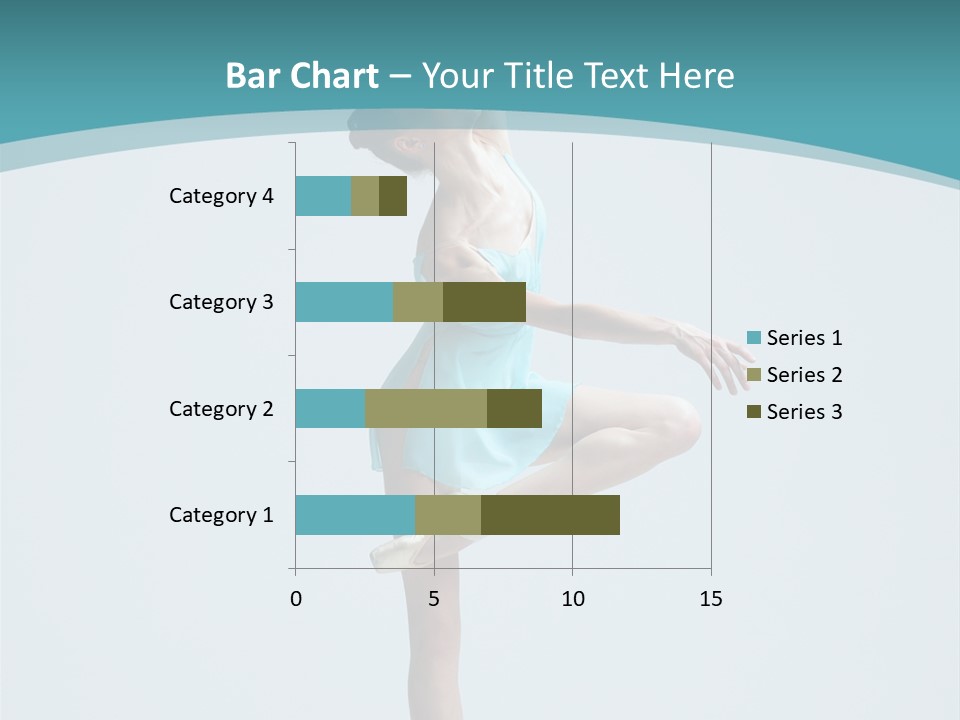 Young Temptation Jump PowerPoint Template