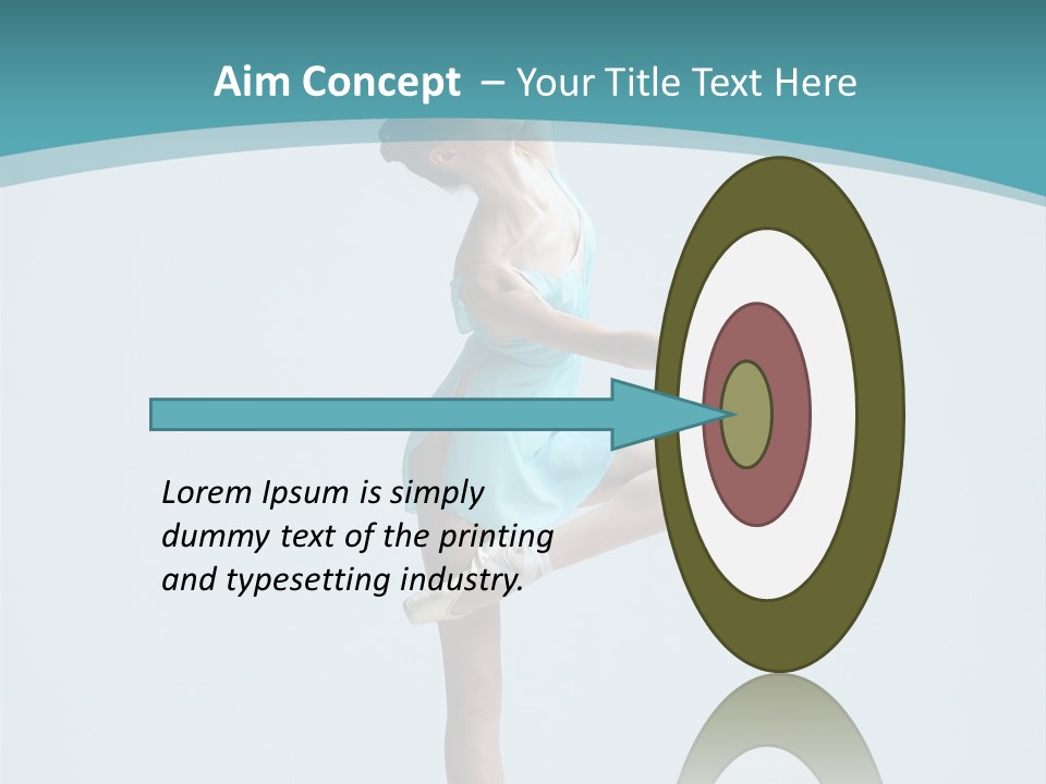 Young Temptation Jump PowerPoint Template