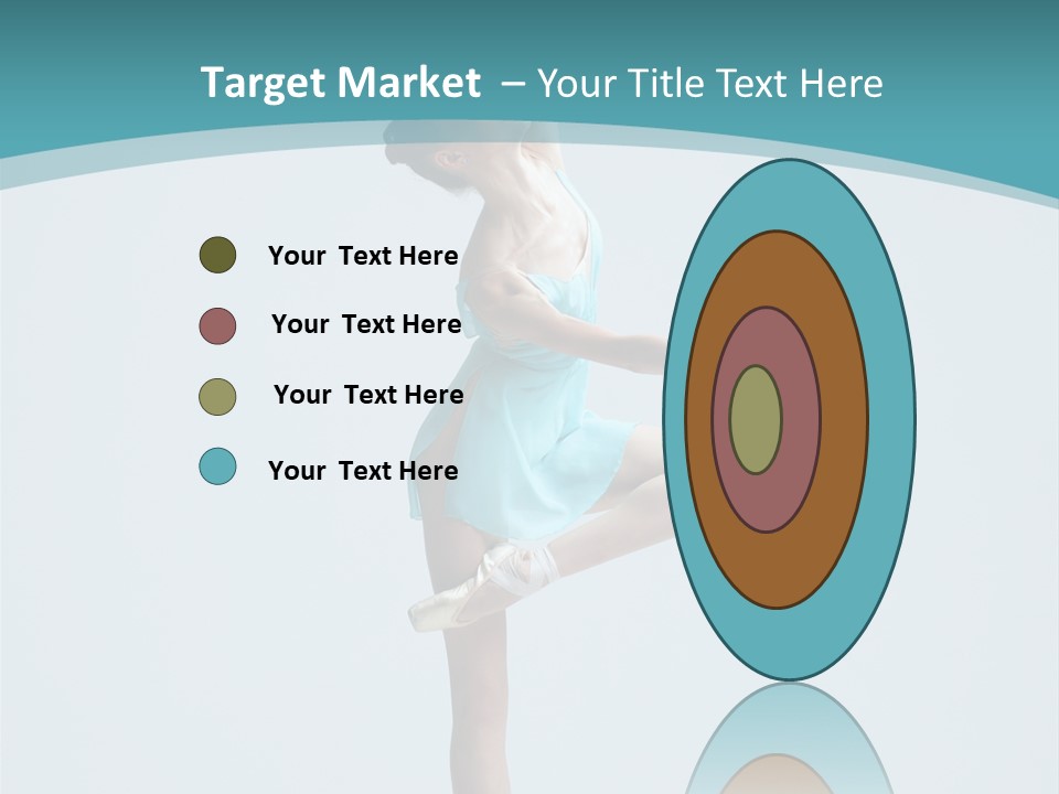 Young Temptation Jump PowerPoint Template