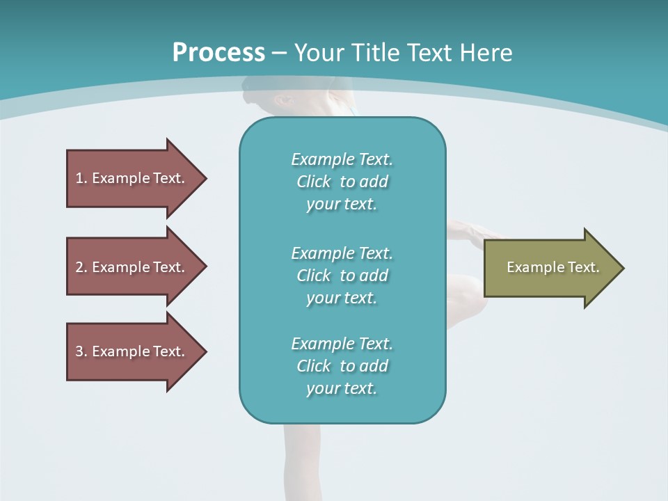 Young Temptation Jump PowerPoint Template