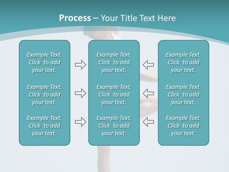 Young Temptation Jump PowerPoint Template