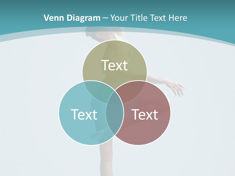 Young Temptation Jump PowerPoint Template